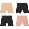 image:imageHanes Girls Play Shorts Cotton Stretch Play Shorts for Girls Pullon Shorts Assorted Solids MultipacksBlack  Rose Pink  Nude