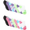 image:imageHanes Girls Socks Cool Comfort Moisturewicking Socks Ankle amp No Show Ez Sort Multi PackWhite  No Show  14 Pack