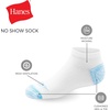 image:imageHanes Girls Socks Cool Comfort Moisturewicking Socks Ankle amp No Show Ez Sort Multi PackWhiteBlue  No Show  12 Pack