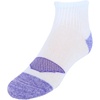image:imageHanes Girls Socks Cool Comfort Moisturewicking Socks Ankle amp No Show Ez Sort Multi PackWhiteGreenPurple  Ankle  12 Pack