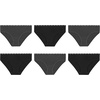 image:imageHanes Girls Underwear Brief and Hipsters 6Pack  Moves Breathable Stretch  XTemp MoistureWicking Girls PantiesBlackGrey