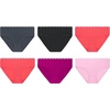 image:imageHanes Girls Underwear Brief and Hipsters 6Pack  Moves Breathable Stretch  XTemp MoistureWicking Girls PantiesPinkBlackGrey