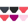 image:imageHanes Girls Underwear Brief and Hipsters 6Pack  Moves Breathable Stretch  XTemp MoistureWicking Girls PantiesPinkBlackGrey