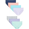 image:imageHanes Girls Underwear Hipsters 7pack Pure Comfort Microfiber Hipster Panties for Girls AssortedAquaPurpleCoralBlue