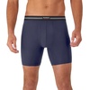 image:imageHanes Mens Perfect Flex Breathable Boxer Brief Underwear Lightweight Luxe Modal Blend Supportive Pouch 1packBlue