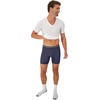 image:imageHanes Mens Perfect Flex Breathable Boxer Brief Underwear Lightweight Luxe Modal Blend Supportive Pouch 1packBlue