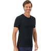 image:imageHanes Mens Perfect Flex Crewneck Tee 1Pack Stay Tucked Fitted Undershirt Slim Fit Tight on Arms White amp BlackBlack