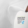 image:imageHanes Mens Sweat Block Undershirt Underarm Sweat Blocking Tee White VNeck TShirt 3Pack