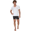 image:imageHanes Mens Sweat Block Undershirt Underarm Sweat Blocking Tee White VNeck TShirt 3Pack