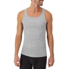 image:imageHanes Mens Tank Undershirt Pack Cotton Tank Undershirt MoistureWicking Breathable White or GreyBlack MultiPackBlackGrey  6 Pack