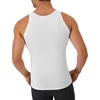 image:imageHanes Mens Tank Undershirt Pack Cotton Tank Undershirt MoistureWicking Breathable White or GreyBlack MultiPackWhite  6 Pack