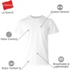image:imageHanes Mens Ultimate Comfort Fit Cotton Stretch Crewneck Undershirts MultipackBlack