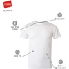 image:imageHanes Mens Ultimate Undershirt ComfortBlend Slim Fit Tees for Men MoistureWickingBlack