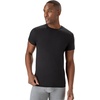 image:imageHanes Mens Ultimate Undershirt ComfortBlend Slim Fit Tees for Men MoistureWickingBlack