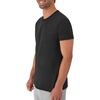 image:imageHanes Mens Undershirt Packs StayTucked Soft Cotton Undershirts Best Undershirts for Men WhiteBlackAsstd MultipacksBlack  7 Pack
