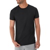 image:imageHanes Mens Undershirt Packs StayTucked Soft Cotton Undershirts Best Undershirts for Men WhiteBlackAsstd MultipacksBlack  7 Pack