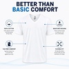 image:imageHanes Mens Undershirts TShirt Pack VNeck Cotton Tees for Men MoistureWicking Odor Control White MultiPack6 Pack  White