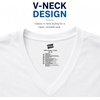 image:imageHanes Mens Undershirts TShirt Pack VNeck Cotton Tees for Men MoistureWicking Odor Control White MultiPack6 Pack  White