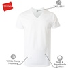 image:imageHanes Mens Undershirts TShirt Pack VNeck Cotton Tees for Men MoistureWicking Odor Control White MultiPackWhite  12 Pack