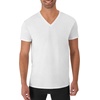 image:imageHanes Mens Undershirts TShirt Pack VNeck Cotton Tees for Men MoistureWicking Odor Control White MultiPackWhite  6 Pack
