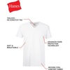 image:imageHanes Mens Undershirts TShirt Pack VNeck Cotton Tees for Men MoistureWicking Odor Control White MultiPackWhite  6 Pack