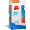 image:imageHanes Toddler Boys Organic Cotton Underwear Pure Comfort 100 Cotton Boxer Briefs Available 10 amp 7 PackBriefs  Assorted  10 Pack