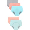 image:imageHanes Toddler Girls Potty Trainer Brief MoistureWicking Panty Odor Protection Potty Trainer Underwear 6PackCoral  Heavy Leaks  5 Pack