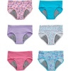 image:imageHanes Toddler Girls Potty Trainer Brief MoistureWicking Panty Odor Protection Potty Trainer Underwear 6PackPinkBlue  Light Leaks  6 Pack