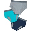 image:imageHanes boys Overnight Underwear Pack 3pack Light amp Moderate Leaks Confident Nights Overnight Underwear MultiTurquoiseGreyPink