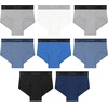 image:imageHanes boys Underwear Boxer Briefs Pack 8pack Cottonstretch Dyed Boys Underwear MoisturewickingBlack  Concrete Heather  Misty Mountain