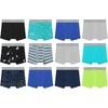 image:imageHanes boys Underwear Boxer Briefs Pack 8pack Cottonstretch Dyed Boys Underwear MoisturewickingBlue  Teal  Black  Green