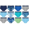 image:imageHanes boys Underwear Boxer Briefs Pack 8pack Cottonstretch Dyed Boys Underwear MoisturewickingConcrete Heather  Olive Green  Blue  Camo