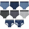 image:imageHanes boys Underwear Boxer Briefs Pack 8pack Cottonstretch Dyed Boys Underwear MoisturewickingMisty Mountain  Space Print  Grey