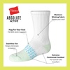 image:imageHanes girls Socks Pack Ankle Crew No Show 6 Pairs Absolute Active Cushioned Ankle Socks for GirlsBlueGreen  Heel Shield