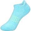image:imageHanes girls Socks Pack Ankle Crew No Show 6 Pairs Absolute Active Cushioned Ankle Socks for GirlsBlueGreen  Heel Shield