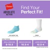 image:imageHanes girls Socks Pack Ankle Crew No Show 6 Pairs Absolute Active Cushioned Ankle Socks for GirlsWhiteGreen  Crew