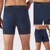 image:imageHanes mens Underwear Boxer Briefs Pack Cool amp Breathable Cotton Moisturewicking Underwear for Men No Ride UpBlackBlueGreen  12 Pack
