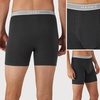 image:imageHanes mens Underwear Boxer Briefs Pack Cool amp Breathable Cotton Moisturewicking Underwear for Men No Ride UpBlackGray  6 Pack