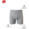 image:imageHanes mens Underwear Boxer Briefs Pack Cool amp Breathable Cotton Moisturewicking Underwear for Men No Ride UpBlackGray  6 Pack