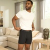 image:imageHanes mens Underwear Boxer Briefs Pack Cool amp Breathable Cotton Moisturewicking Underwear for Men No Ride UpNavyBlack  12 Pack