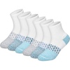 image:imageHanes Boys Socks Ankle Crew amp No Show 6pack Absolute Active Cushioned Sports Socks for Boys Moisturewicking AthleticBlueWhite  Ankle