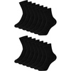 Black - Crew  14 Pack