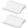White - No Show  14 Pack