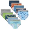 image:imageHanes Boys Underwear Boxer Briefs Or Briefs Pack 8 Or 12 Pack Cotton Stretch Underwear for Boys amp Toddler BoysBlue  Orange Dino  Stripes  Green