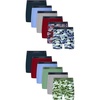 image:imageHanes Boys Underwear Boxer Briefs Or Briefs Pack 8 Or 12 Pack Cotton Stretch Underwear for Boys amp Toddler BoysRed  Blue  Sage  Camo