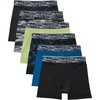 image:imageHanes Boys Underwear Boxer Briefs Pack 6pack Hanes Moves Xtemp Boxer Brief Underwear for Boys MoisturewickingBlackBlueGreenGrey  6 Pack
