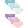 image:imageHanes Girls And Toddler Organic Underwear Brief amp Hipster 8pack Pure Comfort Organic 100 Cotton PantiesPurpleBluePink