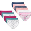 image:imageHanes Girls And Toddlers Underwear Stretch Cotton Panties 12pack Briefs Bikini and Hipsters for GirlsPink  Teal  Navy  Floral Prints  Stripe Print