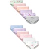 image:imageHanes Girls Hanes Girls 20pack Tagless Cotton Brief PantiesPurple  Pink  Flowers  Hearts  White  Stars  Green