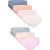 image:imageHanes Girls Underwear Hipsters 7pack Pure Comfort Microfiber Hipster Panties for Girls AssortedBlueRoseBlushPink